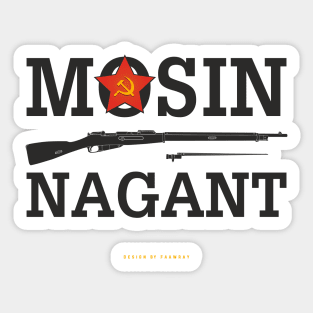 Mosin nagant Russia (on light) Sticker